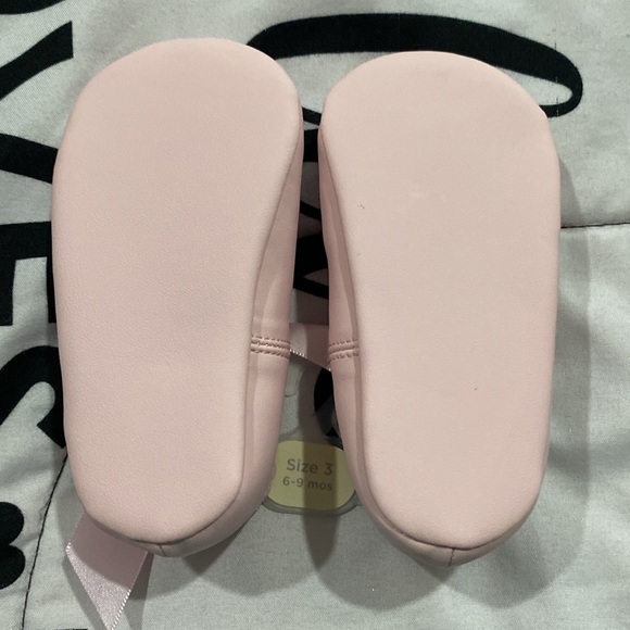 Baby Girls Soft Sole Ballet Flats, Created for Macy's Sz 3 Like New - Picture 4 of 8